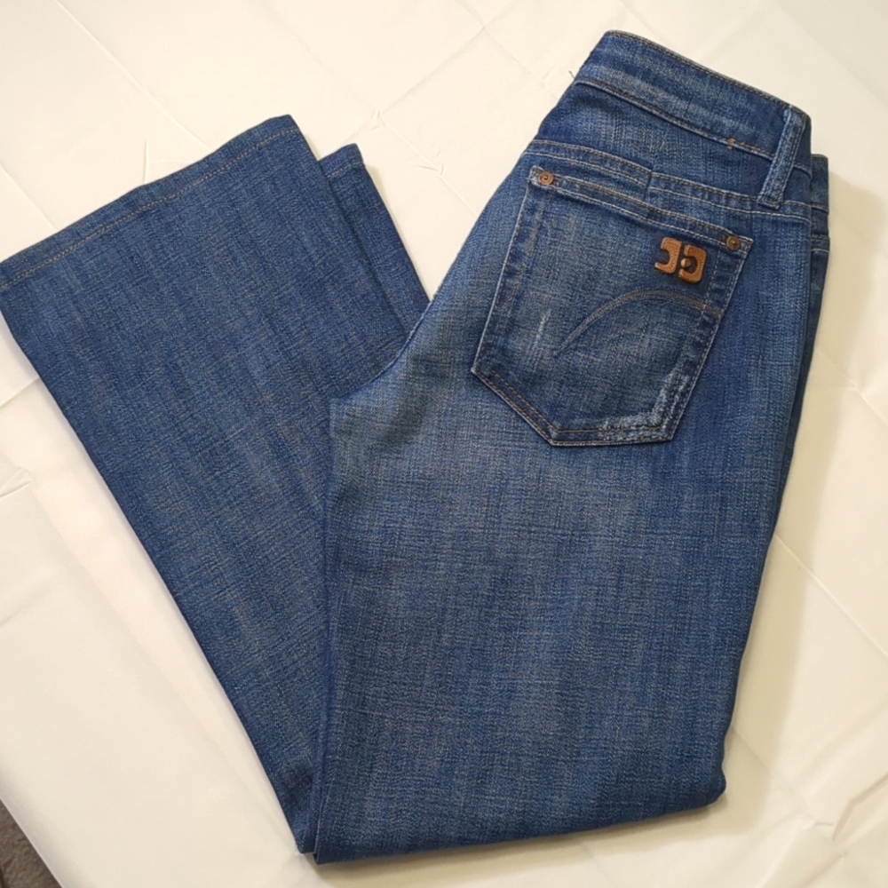 Joe's Jean Honey Fit Bootcut Distressed Stretch Jean Harvey Wash  Sz 29